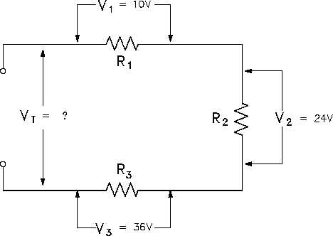Figure 20 Voltage Total In A Series Circuit