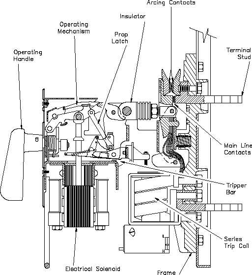 Figure 6 Large Air Circuit Breaker solid state overload relay wiring diagram 